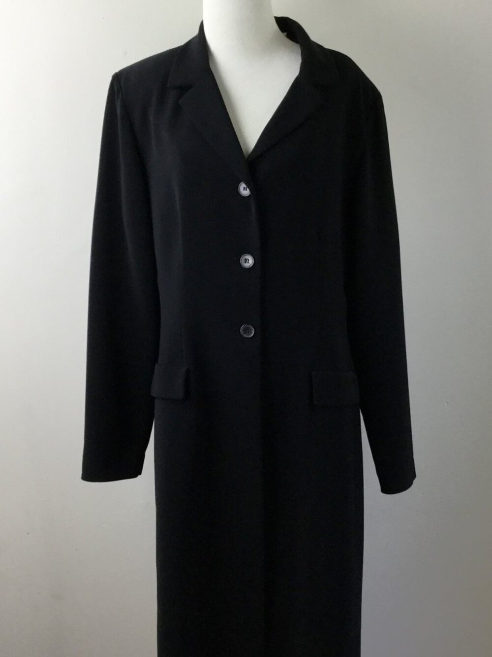 Amanda Smith Black Coat Dress 14